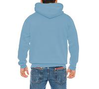 Raff & Taff Hoodie Sweatshirt Sweater Pullover S - 8XL Sports Everyday Leisure Premium Cotton Fleece Inside, sky blue, XXXXXXXL