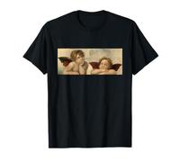 Raffaels Angel Sistine Madonna Renaissance Painting Art T-Shirt