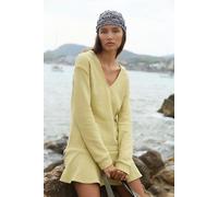 Rafferty Hoodie Mini Dress by free-est at Free People in Green Wheat, Size: Medium - female
