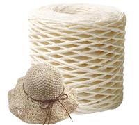 Raffia cord, raffia for r?a - Leadership from raffia for ridicule, natural color wire wire, matte texture, paper insets from on the hat, DIY decorations, toys, beach bags