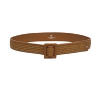Raffia-effect Belt, female, Weekend Max Mara, Belts, Orange, M, Accessories M