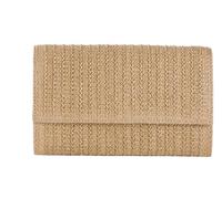 Raffia Evening Purse Envelope Clutch Handbag Shoulder Crossbody Bag Beach Trendy for Travel Straw Clutch Purse(1)