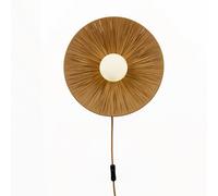 Raffia Opal Wall Light Table Lamp Lighting Collection Brown One Size