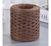 Raffia Paper Ribbon, Raffia Yarn Paper Rope 200m Multicolor for Hand Knitting DIY Craft Packaging Crochet(6)