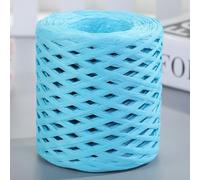 Raffia Paper Ribbon, Raffia Yarn Paper Rope 200m Multicolor for Hand Knitting DIY Craft Packaging Crochet(19)