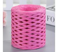Raffia Paper Ribbon, Raffia Yarn Paper Rope 200m Multicolor for Hand Knitting DIY Craft Packaging Crochet(24)