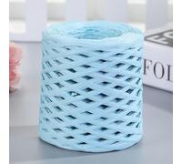 Raffia Paper Ribbon, Raffia Yarn Paper Rope 200m Multicolor for Hand Knitting DIY Craft Packaging Crochet(5)