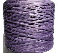 Raffia Ribbon 24 Colours 30m Long 7-10mm wid Gift Wrapping Decorating Scrapbooks Crafts (Purple)