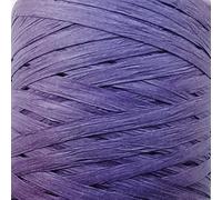 Raffia Ribbon Paper 24 Colours 30m Long 7-10mm Wide Gift Wrapping Great for Crafts, scrapbooks, Wrapping Gifts, Decorating Flowers (Purple)
