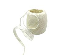 Raffia Ribbon Paper Card Making Gift Wrapping Decoration 20m / Roll All 21 Colors-Cream and Creative