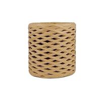 Raffia Straw Yarn， Raffia Straw Yarn 200 m Roll Multicolor for DIY Crochet Hats Bags Cushions(Camel)
