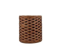 Raffia Straw Yarn， Raffia Straw Yarn 200 m Roll Multicolor for DIY Crochet Hats Bags Cushions(Coffee)