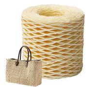 Raffia String | Wrapping Paper Ribbon for Craft | Hook Hat Wire and DIY Making for Gift Wrapping, Beach Bag, Craft Project, Toy and DIY Decoration