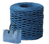 Raffia Yarn for Crochet & Weaving - Twisted Paper Rope for DIY Decoration, Craft Projects, Beach Bags and Hats