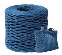 Raffia Yarn Raffia Wire Making with Natural Colour and Matte Texture Natural Yarn for Wrapping for Decoration, Craft Project, Beach Bag, Hat