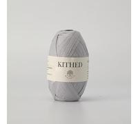 Raffia Yarn, Soft Raffia Yarn for Crochet,328ft,Smooth Raffia for Hand Knitting Summer Hats and Bags (28 Light Gray)