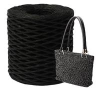 Raffia Yarn | Wrapping Paper Natural Ribbon,Natural Color and Matte Texture DIY Thread for DIY Decoration,Craft Projects,Beach Bag,c