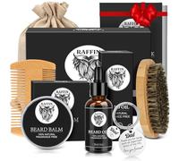RAFFIN Beard Kit for Men - Beard Care Kit - Gift Set for Men - Birthday Gift for Men - Valentine's Day Gift for Him Dad Boyfriend Husband Brother