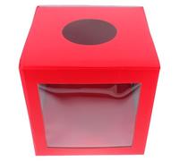 Raffle Box to Add a Lively Atmosphere with Smooth Surface Large-capacity Cardboard for Ticket Draws and Donation Collection, for Parties and Events