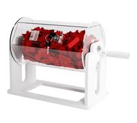 Raffle Drum, Raffle Ticket Spinner Drum with Silent Design Turning Handle, Durable Ticket Spinner for Raffles Tickets, Large Capacity Raffle Wheel Spinner with Stand for Lottery Games, Bingo
