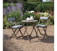 Raffles Garden Bistro Set Grey