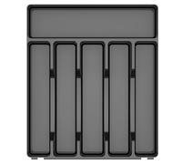 Raffumio Silverware Storage - Expandable Design, Drawer Tray, Kitchen Divider | Adjustable Cutlery Organizer with Multiple Slots, Tool Pad and Laying Stand