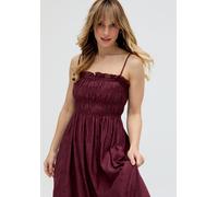 Raffya Annie All Over Jacquard Mini Dress In Red - 16