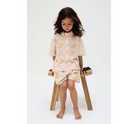 Raffya Kids Gilly Scalloped Edge Matisse Print Short In Multi - 9 years