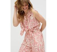 Raffya Pop Front Tie Warhol Print Crop Top In Multi - 16