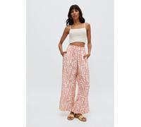 Raffya Pop Wide Leg Warhol Print Trouser In Multi - 8