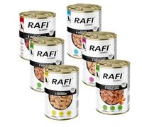 Rafi Classic Complete Mixed Flavours Wet Dog Food for Adult Dogs 6x1240g