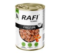 Rafi Classic Complete Wet Dog Food Game with Carrot Chunks in Gravy 1 x 1240g Can