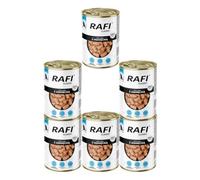 Rafi Classic Complete Wet Dog Food Lamb Chunks in Gravy 6 x 1240g Cans