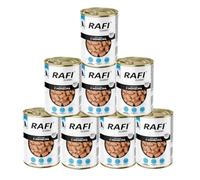 Rafi Classic Complete Wet Dog Food Lamb Chunks in Gravy 8 x 1240g Cans