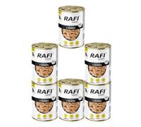 Rafi Classic Complete Wet Dog Food Poultry Chunks in Gravy 6 x 1240g Cans