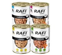 Rafi Classic Complete Wet Food Mixed Flavours for Adult Dogs 4x1240g