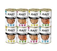 Rafi Classic Complete Wet Food Mixed Flavours for Adult Dogs 8x1240g