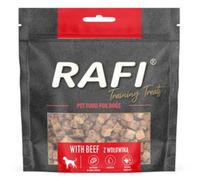 Rafi Dog Training Treats 130G Beef Flavour Grain Free Dried Snack Lowtemp Dried Supports Joints Skin And Immunity