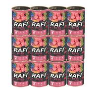 Rafi Junior Complete Dog Food Mix for Puppies & Young Dogs 12 x 400g Cans