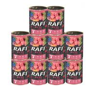 Rafi Junior Complete Dog Food Veal for Puppies & Young Dogs 10 x 400g Cans