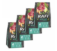 Rafi Junior Complete Lamb Dry Dog Food for Puppies & Young Dogs 4 x 3kg