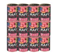 Rafi Junior Complete Dog Food Mix for Puppies & Young Dogs 12 x 400g Cans