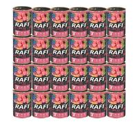 Rafi Junior Complete Wet Dog Food Veal Grain Free Puppies & Young Dogs 24 x 400g Cans