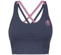 Rafiki Nago CTN Women's Bustier - Comfortable Sports Bra Made of Organic Cotton for Leisure & Climbing, India Ink, 10