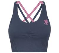 Rafiki Nago CTN Women's Bustier - Comfortable Sports Bra Made of Organic Cotton for Leisure & Climbing, India Ink, 10