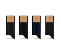 RAFRAY Bamboo Viscose Dress Socks - Lined - Men's Premium Crew Socks in Gift Box, 4 Pairs, Size US 7-11