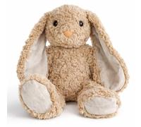 rafrtcl Soft Plush Bunny Teddy, 27cm Floppy Eared Stuffed Rabbit, Ultra-Soft Hugging Comfort Toy, Machine Washable Plush Animal Gift for Kids Ages 3+ (Brown)
