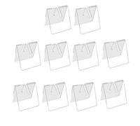 Rafstya 10PCS Clear Acrylic Knife Blade Display Stand Holders Folding Knife Display Stand Holder Pocket Knives Showcase Rack