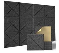 Rafstya 12 Pcs Acoustic Panels,Sound Insulation Board,Wall Sound Insulation Board,for Acoustic Treatment,Wall Decor,Studio,Etc