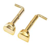 Rafstya 2Pcs Alloy Violin Chinrest Screws Violin Chin Rest Clamps Accessories for 4/4 3/4 Violin